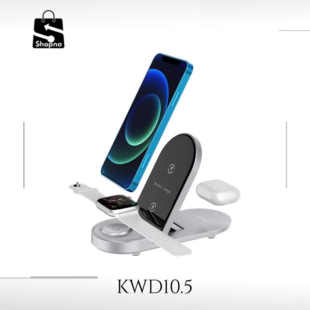 15W 3 in 1 Wireless Charger Station | Shopna Online Store .