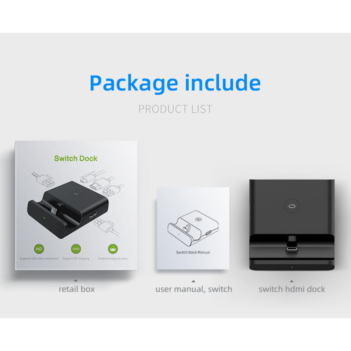 Portable Switch Charging TV Dock (Type-C) | Shopna Online Store .