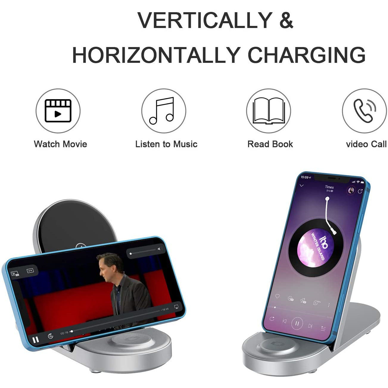 15W 3 in 1 Wireless Charger Station | Shopna Online Store .