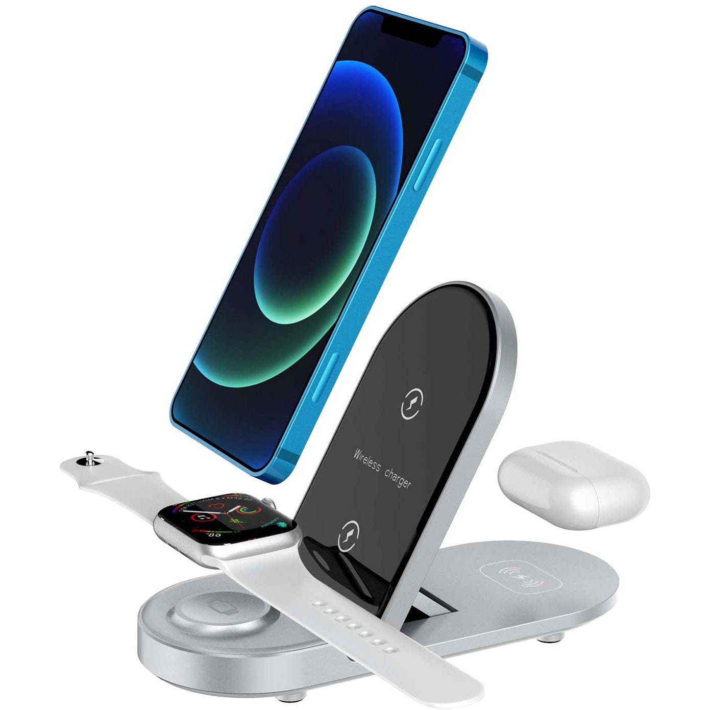 15W 3 in 1 Wireless Charger Station | Shopna Online Store .