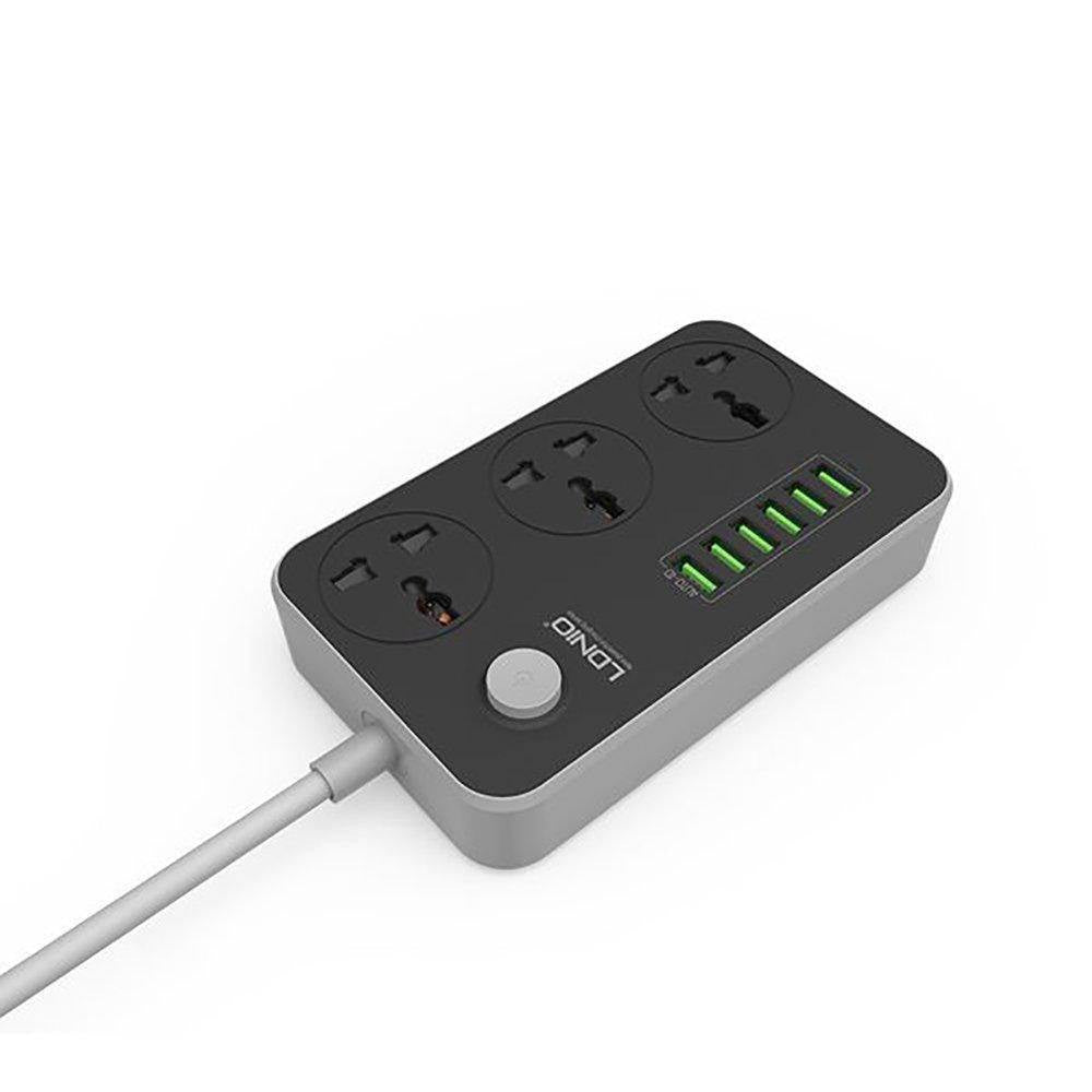 LDNIO Power Socket & Smart 6 USB Charging Ports 3.4A SC3604 | Shopna Online Store .