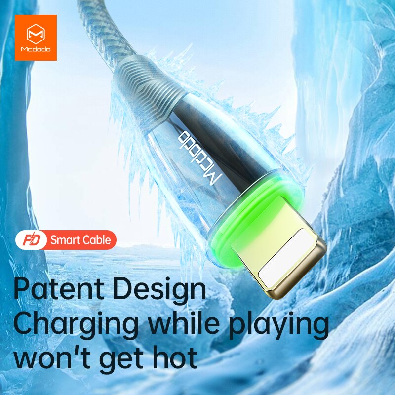 MCDODO Type-C to Lightning 20W 1.8M smart cable | Shopna Online Store .