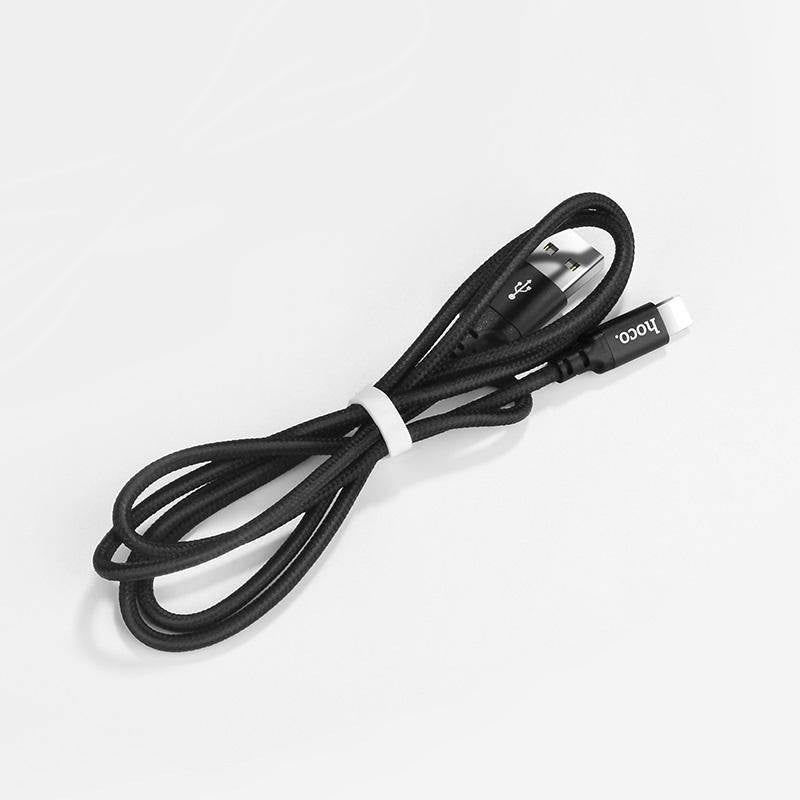 hoco. Cable USB to Lightning “X14 Times speed” charging data sync canned package | Shopna Online Store .