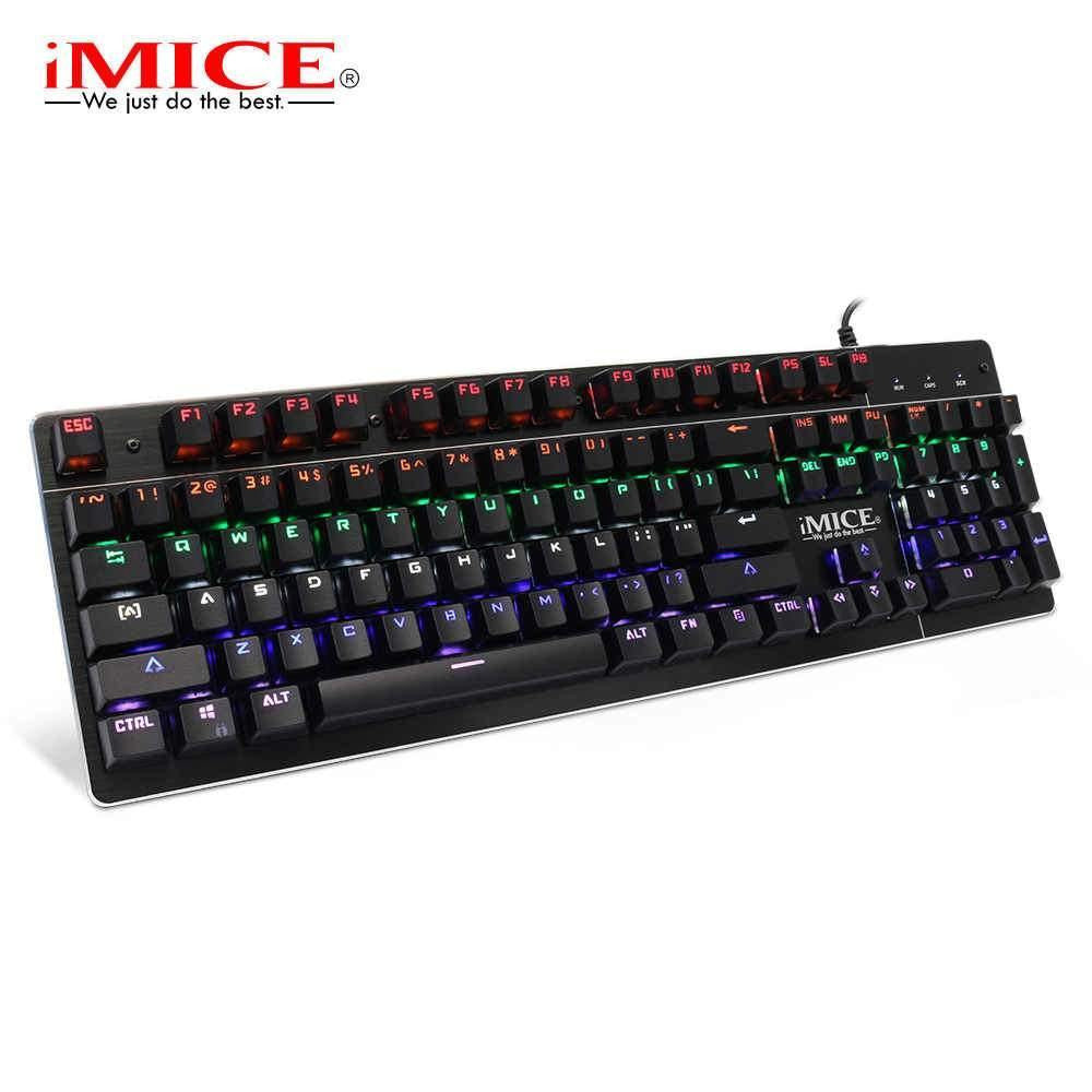 iMice Mechanical Keyboard RGB Backlit + Honeycomb Gaming Mouse + Free Mousepad | Shopna Online Store .