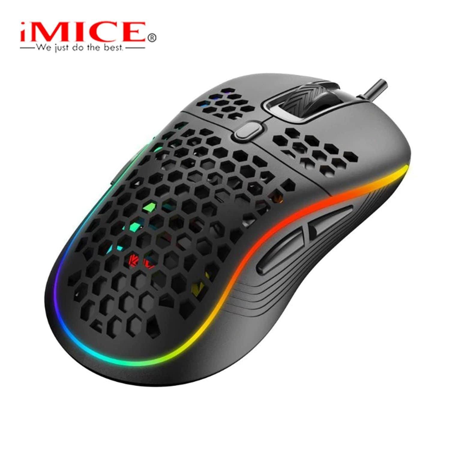 iMice Mechanical Keyboard RGB Backlit + Honeycomb Gaming Mouse + Free Mousepad | Shopna Online Store .