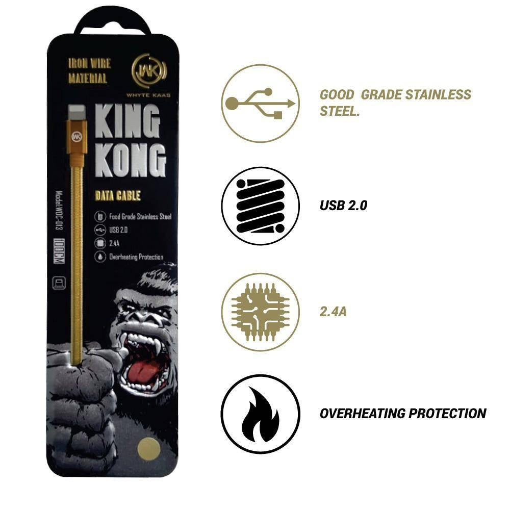 King Kong Iron Wire Data Lightning Cable | Shopna Online Store .