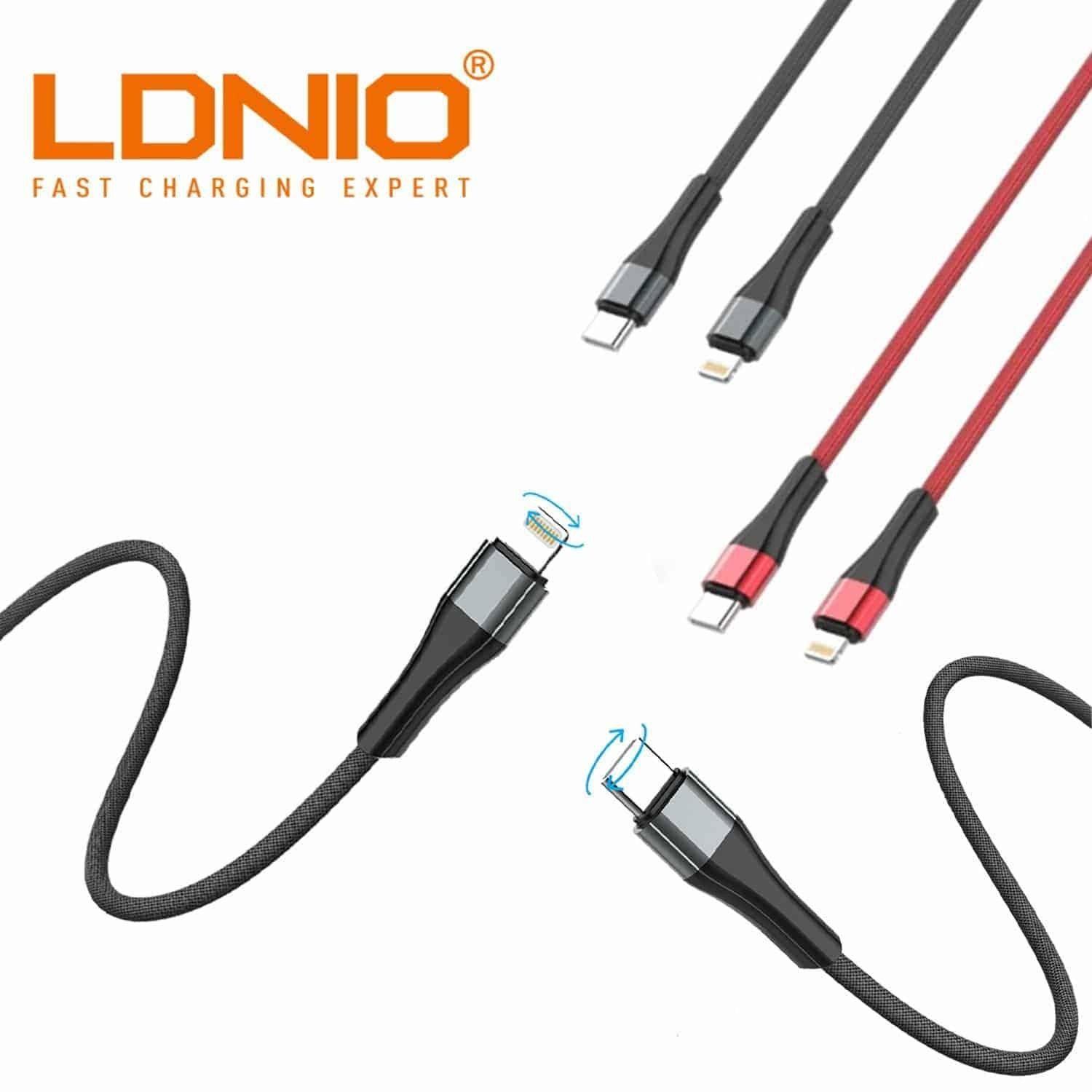 LDNIO Super Fast Charging USB-C Lightning Cable | Shopna Online Store .